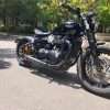Triumph Bobber 9 Oblique Racing Built Kineo Wheels