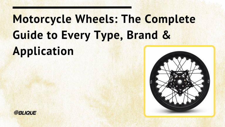 Motorcycle Wheels: The Complete Guide to Every Type, Brand & Application
