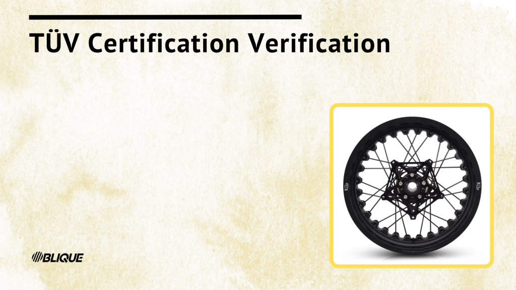 TÜV Certification Verification