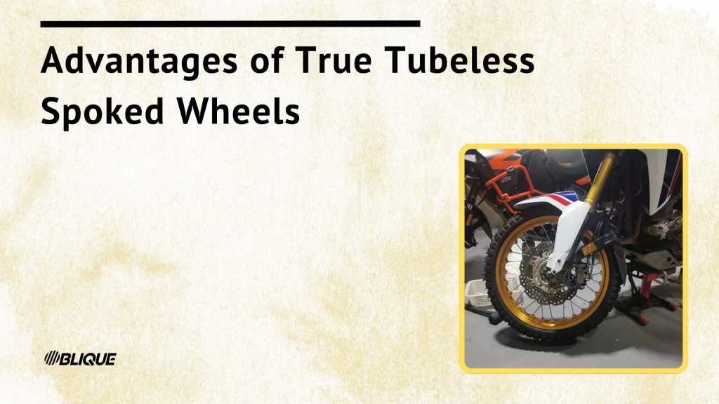Advantages of True Tubeless Spoked Wheels