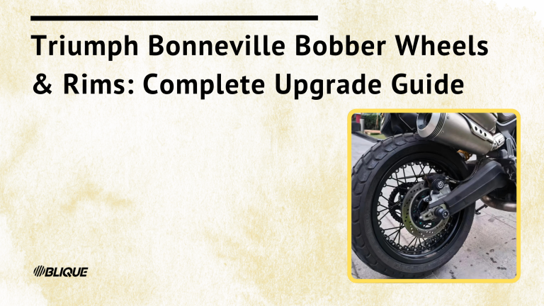 Triumph Bonneville Bobber Wheels & Rims: Complete Upgrade Guide