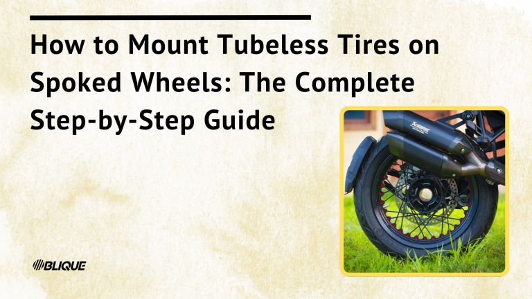 How to Mount Tubeless Tires on Spoked Wheels