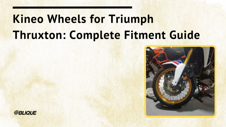 Kineo Wheels for Triumph Thruxton: Complete Fitment Guide