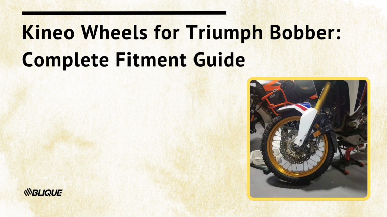 Kineo Wheels for Triumph Bobber