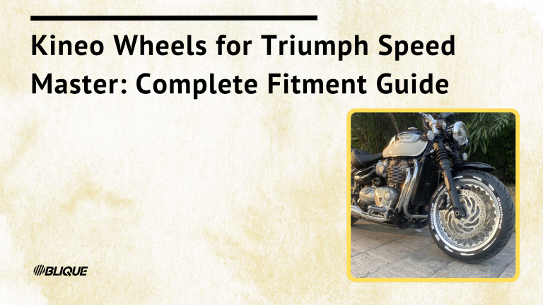 Kineo Wheels for Triumph Speed Master