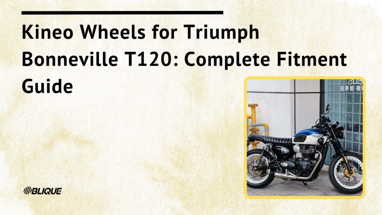 Kineo Wheels for Triumph Bonneville T120