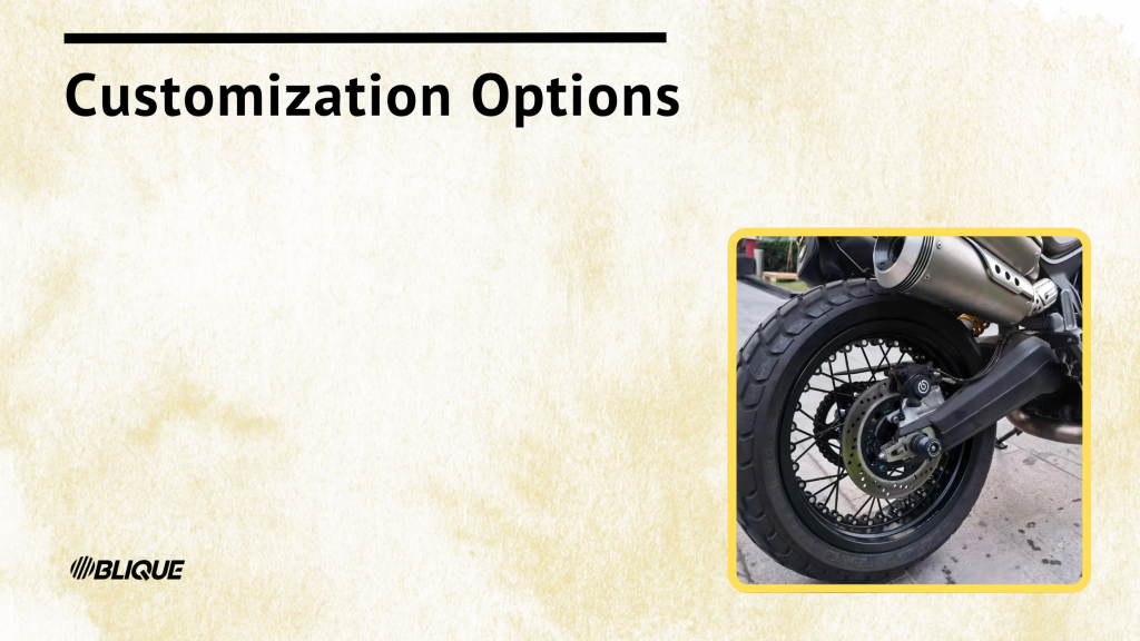 Customization Options