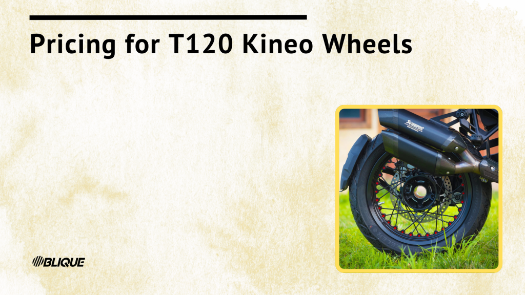 Pricing for T120 Kineo Wheels