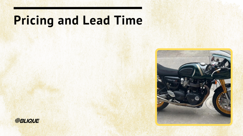 Pricing and Lead Time