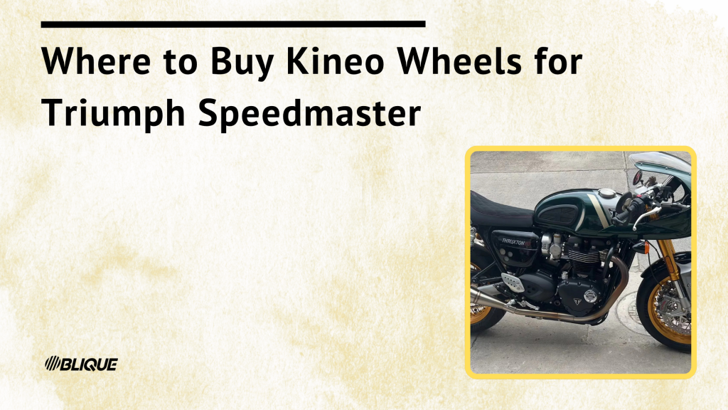 Where to Buy Kineo Wheels for Triumph Speedmaster