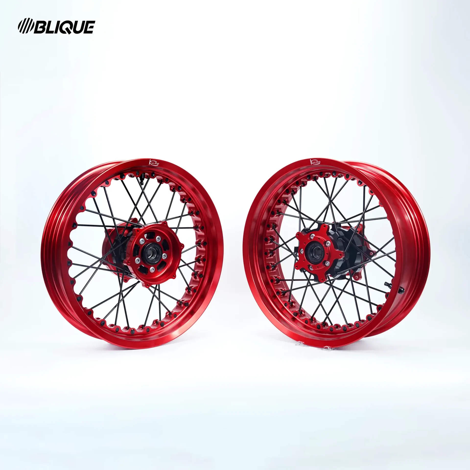 Kineo tubeless spoked wheels for Ducati Monster 696 796 and 797